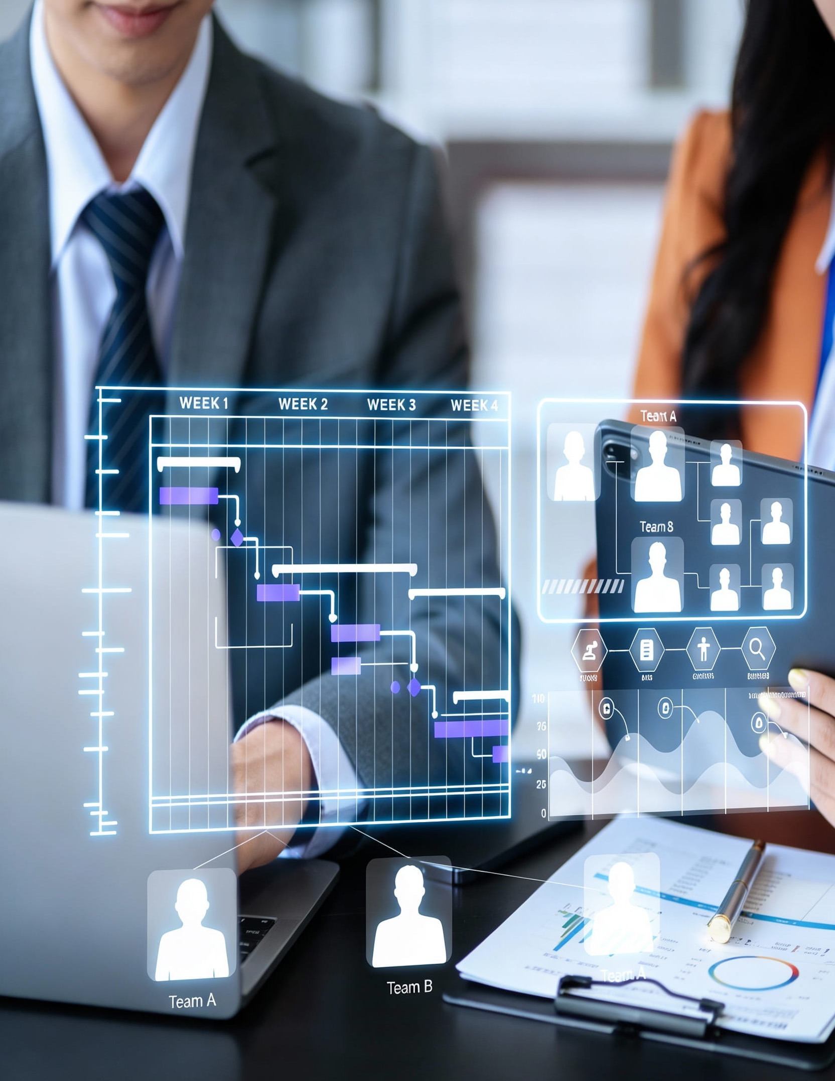 Atlassian platform administration dashboard showing user management, workflow updates, and system monitoring